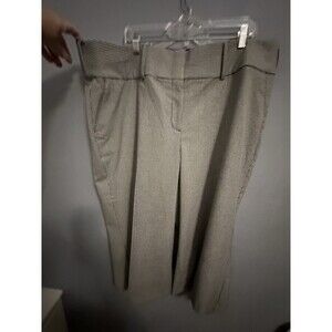 Lane Bryant The Perfect Drape Wide Leg Capri Size 22 Black and White Checkered